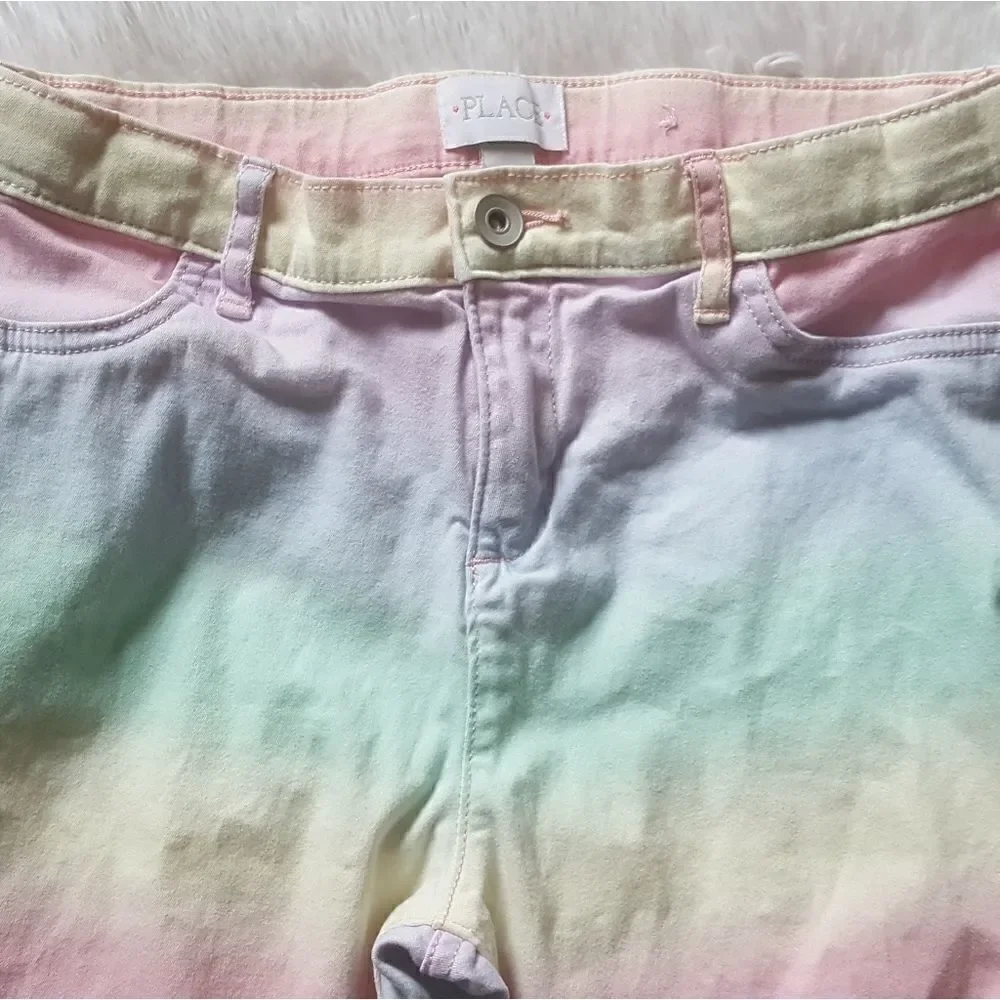 The Children's Place Multi Color Rainbow Pants Kids Size 14‎